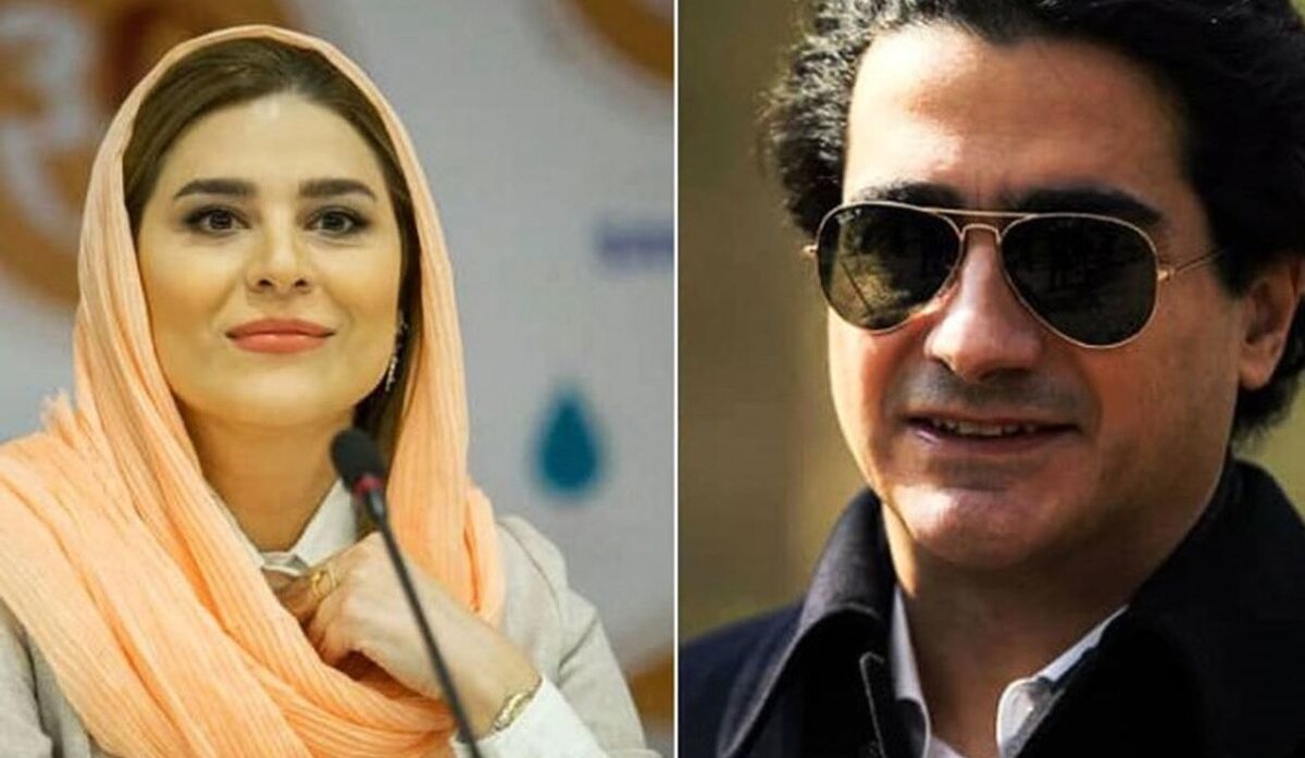 گل دادن همایون شجریان به سحر دولتشاهی