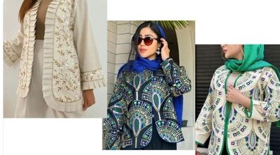  ایده دوخت و مدل مانتو با پارچه لینن سوزن دوزی + عکس