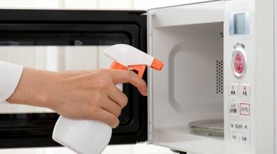 مایکروفر رو با این روشی که میگم تو چند ثانیه تمیز کن + فیلم