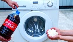 آموزش جرم گیری ماشین لباسشویی با نوشابه و لیمو ترش + فیلم 