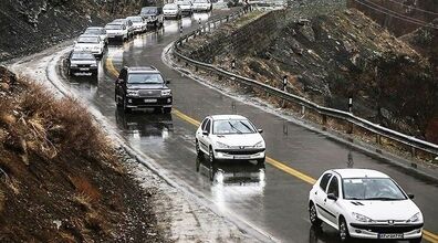 دو عکس جالب از جاده چالوس ۶۰ سال پیش و زمان حال 