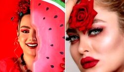 امشب مشکی قرمز بپوش! | ایده های جذاب برای استایل شب یلدا + عکس 