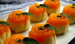 هنوز نارنگی رو خالی خالی میخوری؟ | طرز تهیه دسر نارنگی یلدایی