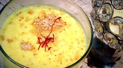فواید فوق العاده خوردن شیر زعفران قبل از خواب + طرز تهیه