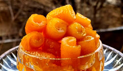 طرز تهیه مربای پوست پرتقال رولی خوشرنگ + نکات
