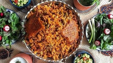  لوبیا پلوی مجلسی و بدون گوشت ؛ مخصوص گیاهخوران + طرز تهیه 