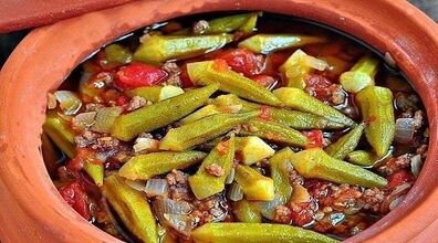 طرز تهیه خوراک بامیه به روش مجلسی | خوراک بامیه رو اینجوری بپز معرکه می شه!