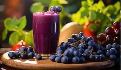 نوشیدنی خوشمزه امروز: اسموتی انگور با 3 طعم مختلف + طرز تهیه