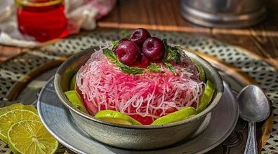 طرز تهیه فالوده خانگی به سبک شیرازی ها + فیلم 