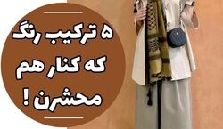 ست کردن این رنگ ها با هم محشر میشه | چه رنگ هایی به هم میان؟ + عکس