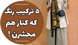 ست کردن این رنگ ها با هم محشر میشه | چه رنگ هایی به هم میان؟ + عکس