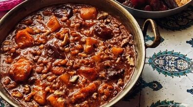 طرز تهیه پیازو زنجان همراه سرد زمستان | اشکنه زنجانی رو چجوری بپزم؟