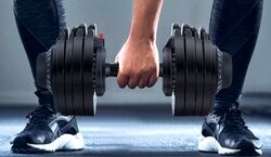 ۱۰ دقیقه ورزش صبحگاهی با دمبل + عکس