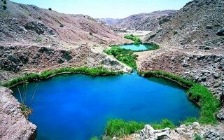معرفی چشمه های آبگرم دهلران + عکس