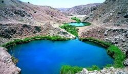 معرفی چشمه های آبگرم دهلران + عکس