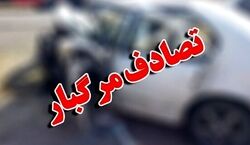 28 کشته و مصدوم در تصادف اتوبوس با پژو در جاده کرمان