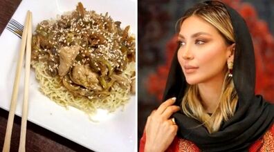  ناهار امروز زن بهرام رادان؛ کرسپی نودل با مرغ فوری + ویدیو آموزش 
