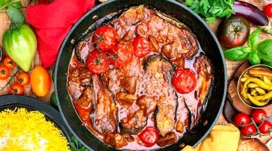 ترفند‌هایی برای خوشمزه‌تر شدن خورش بادمجان | خورشت بادمجان رو اینجور که من میگم بپز