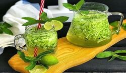 با خیار  شربت درست کن | طرز تهیه شربت سکنجبین و خیار مجلسی