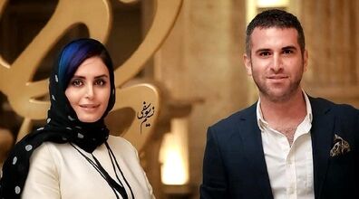 الناز شاکردوست و هوتن شکیبا باز هم خبرساز شدند | ژست های خاص الناز شاکردوست کنار آقای بازیگر + فیلم