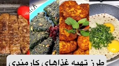 (فیلم) طرز تهیه 2 مدل غذای فوری مناسب خانوم های شاغل