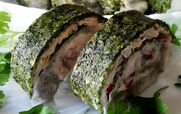 رولت کوکو سبزی به روش مجلسی و با طعم بسیار عالی + طرز تهیه 
