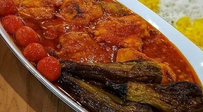 آموزش پخت خورش بادمجان با مرغ مجلسی | خورش بادمجان رو اینجوری بپز!