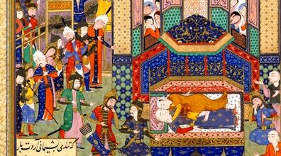 حکایت خواندنی گوشت و گربه در ترازو از مثنوی مولوی | حکایت مولانا با تفسیر