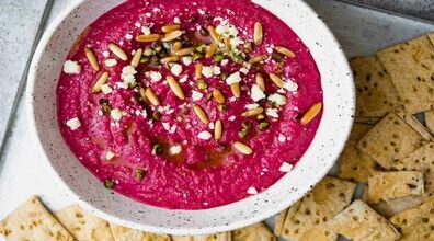 حمص لبو یک پیش غذای جذاب و خوشمزه برای شب یلدا + فیلم