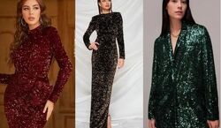 با شیک ترین مدل های لباس مجلسی پولکی، تو مراسم بدرخش! + عکس