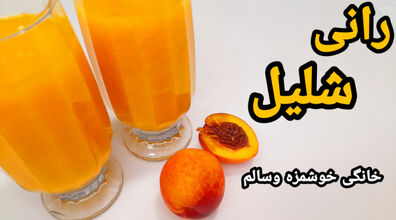 2 روش تهیه رانی شلیل، خوشمزه تر از رانی بازاری + نکات 